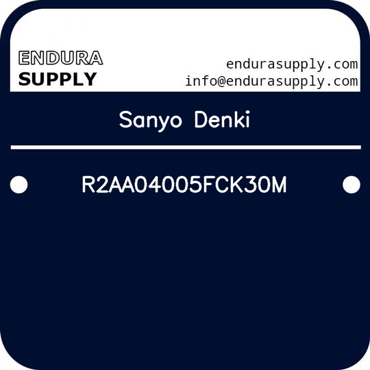 sanyo-denki-r2aa04005fck30m
