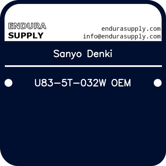 sanyo-denki-u83-5t-032w-oem