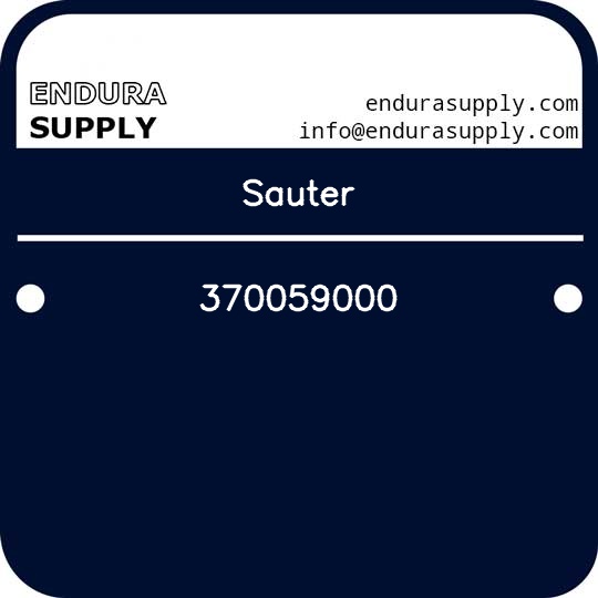 sauter-370059000