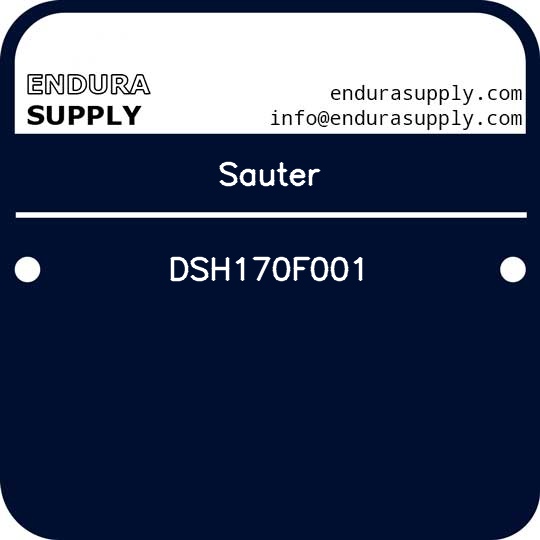 sauter-dsh170f001