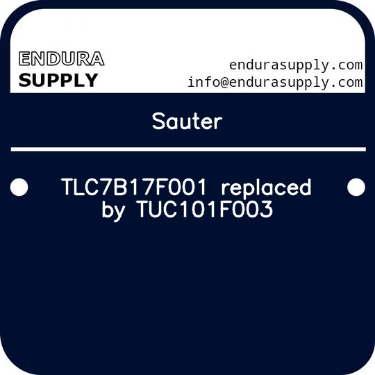 sauter-tlc7b17f001-replaced-by-tuc101f003