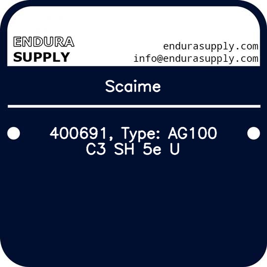 scaime-400691-type-ag100-c3-sh-5e-u