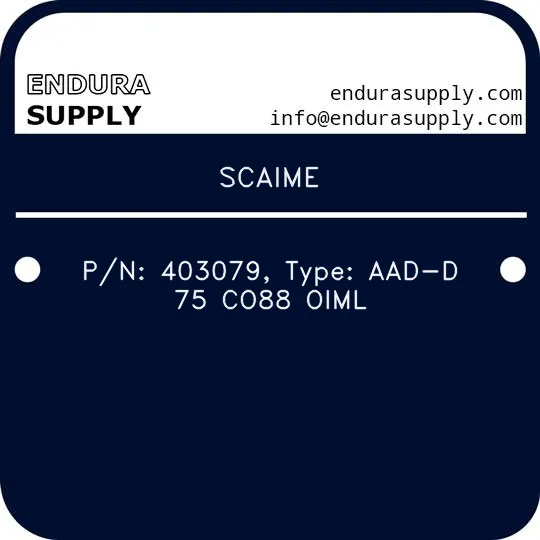 scaime-pn-403079-type-aad-d-75-co88-oiml