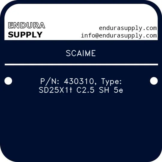 scaime-pn-430310-type-sd25x1t-c25-sh-5e
