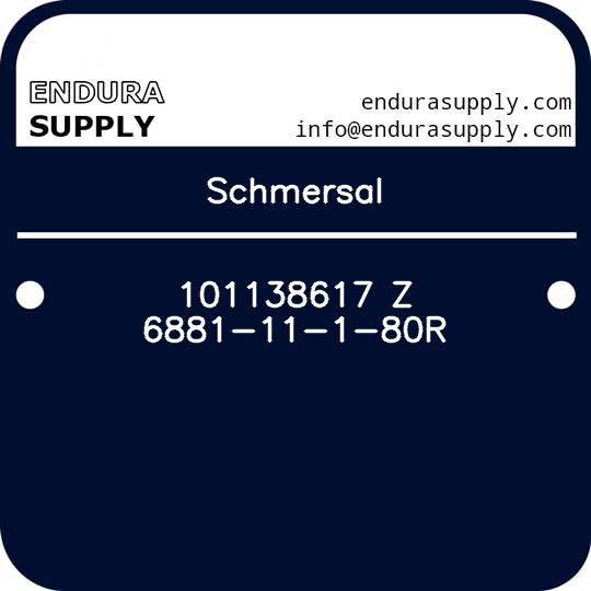 schmersal-101138617-z-6881-11-1-80r