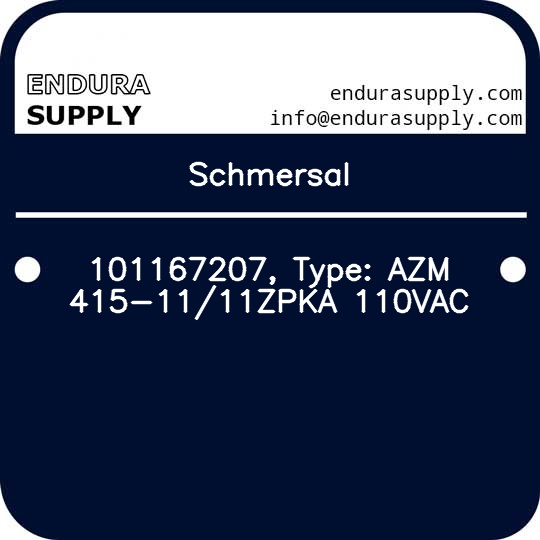 schmersal-101167207-type-azm-415-1111zpka-110vac
