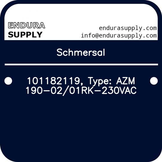 schmersal-101182119-type-azm190-0201rk-230vac