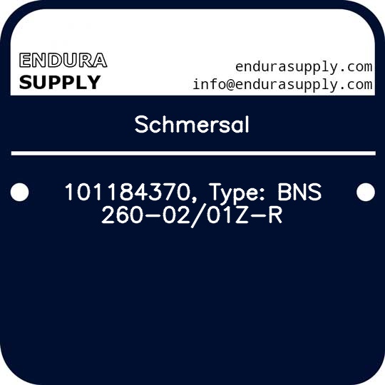 schmersal-101184370-type-bns-260-0201z-r