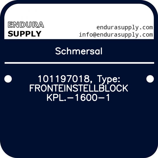 schmersal-101197018-type-fronteinstellblock-kpl-1600-1