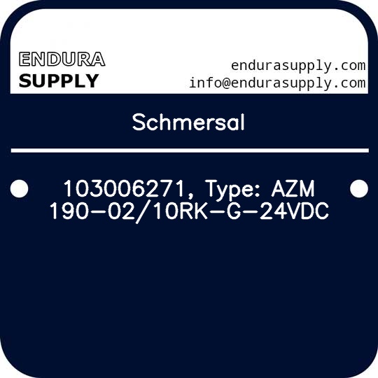 schmersal-103006271-type-azm190-0210rk-g-24vdc