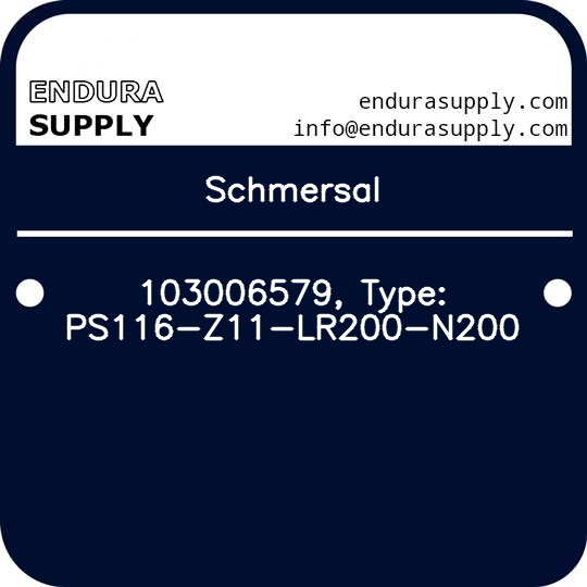schmersal-103006579-type-ps116-z11-lr200-n200