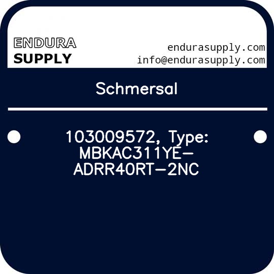 schmersal-103009572-type-mbkac311ye-adrr40rt-2nc