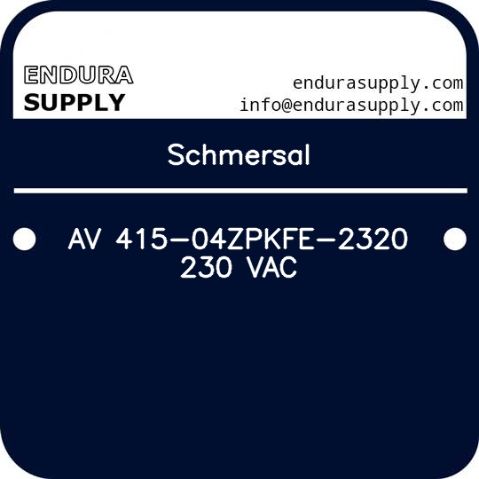 schmersal-av-415-04zpkfe-2320-230-vac