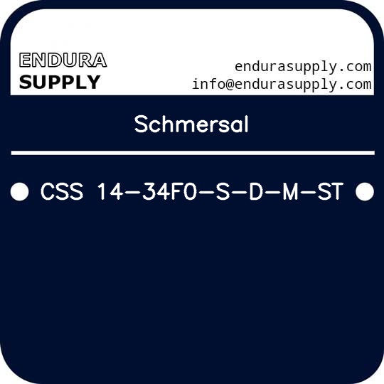 schmersal-css-14-34f0-s-d-m-st