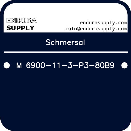 schmersal-m-6900-11-3-p3-80b9