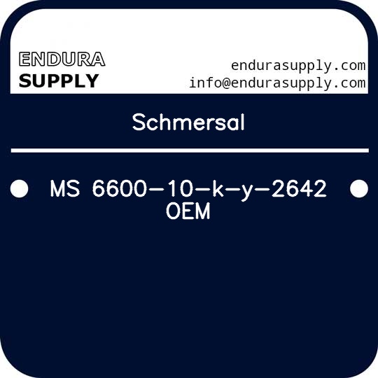 schmersal-ms-6600-10-k-y-2642-oem