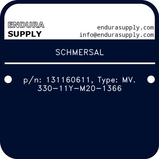 schmersal-pn-131160611-type-mv-330-11y-m20-1366