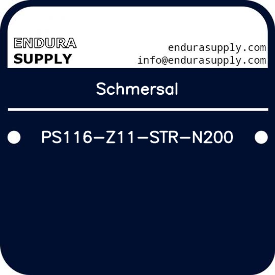 schmersal-ps116-z11-str-n200