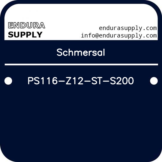 schmersal-ps116-z12-st-s200