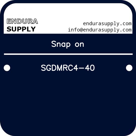 snap-on-sgdmrc4-40
