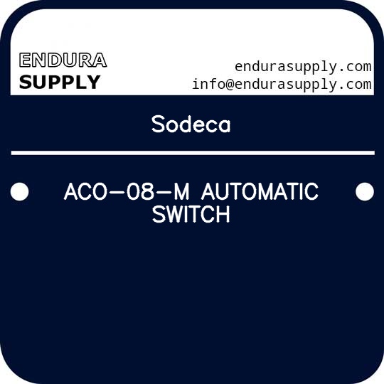 sodeca-aco-08-m-automatic-switch