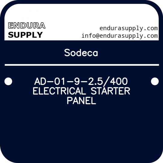 sodeca-ad-01-9-25400-electrical-starter-panel