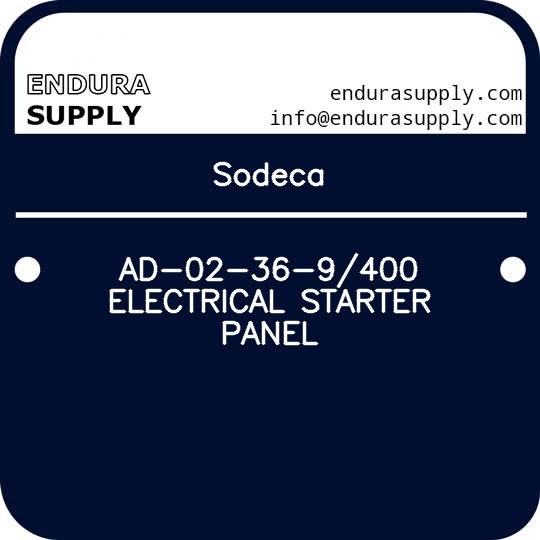 sodeca-ad-02-36-9400-electrical-starter-panel