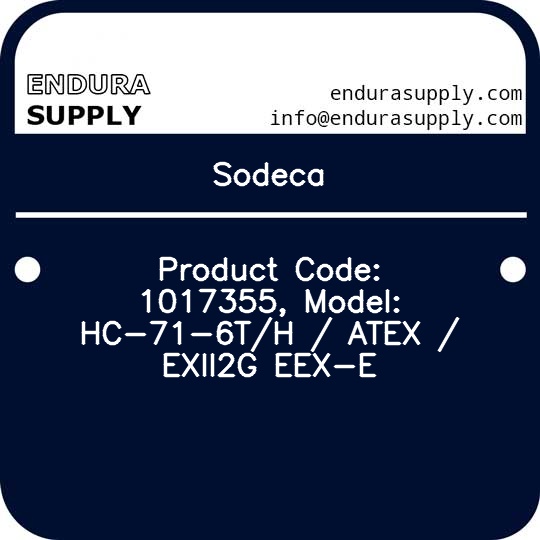 sodeca-product-code-1017355-model-hc-71-6th-atex-exii2g-eex-e