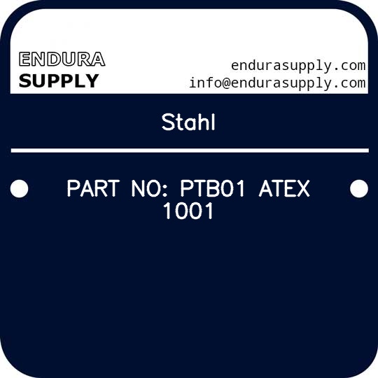 stahl-part-no-ptb01-atex-1001