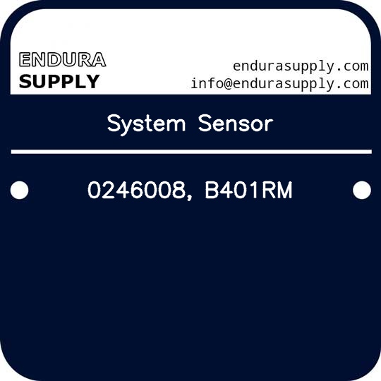system-sensor-0246008-b401rm