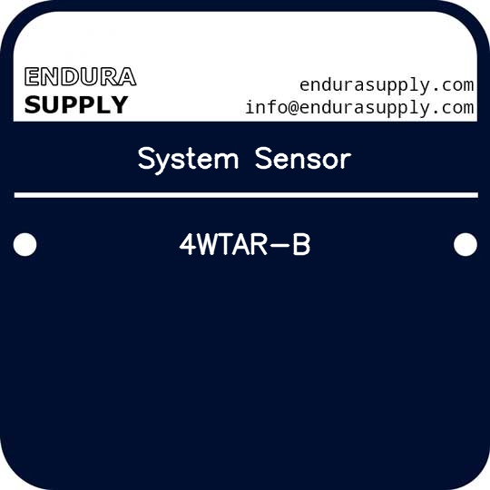 system-sensor-4wtar-b