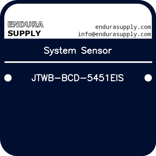system-sensor-jtwb-bcd-5451eis