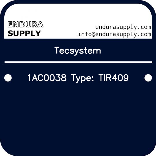 tecsystem-1ac0038-type-tir409