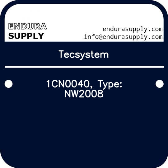 tecsystem-1cn0040-type-nw2008