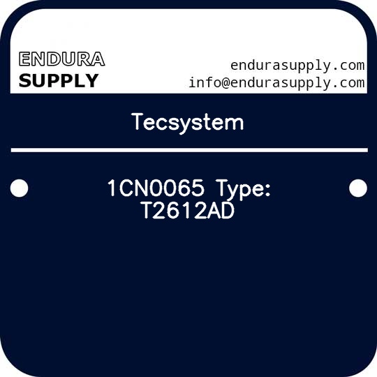 tecsystem-1cn0065-type-t2612ad