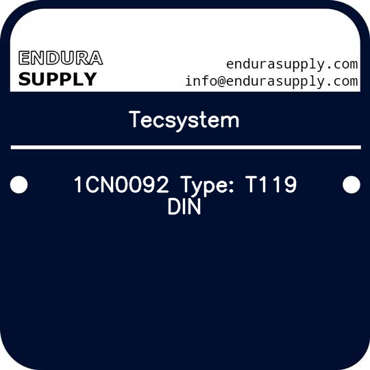 tecsystem-1cn0092-type-t119-din