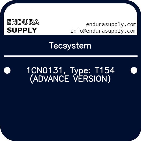 tecsystem-1cn0131-type-t154-advance-version