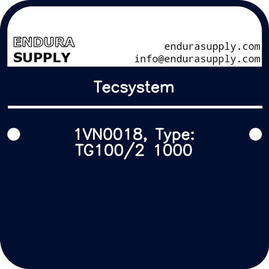 tecsystem-1vn0018-type-tg1002-1000