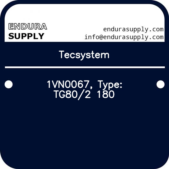 tecsystem-1vn0067-type-tg802-180