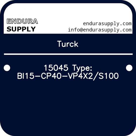 turck-15045-type-bi15-cp40-vp4x2s100