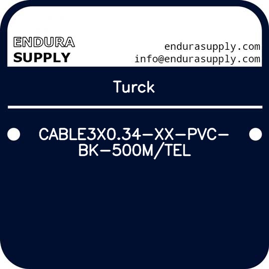 turck-cable3x034-xx-pvc-bk-500mtel