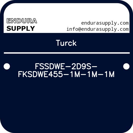 turck-fssdwe-2d9s-fksdwe455-1m-1m-1m