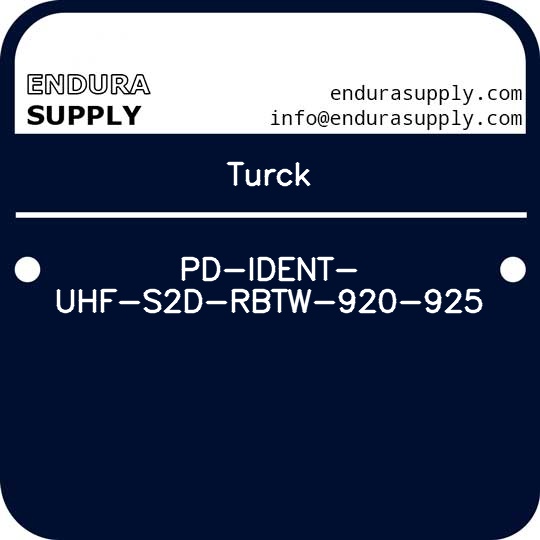 turck-pd-ident-uhf-s2d-rbtw-920-925