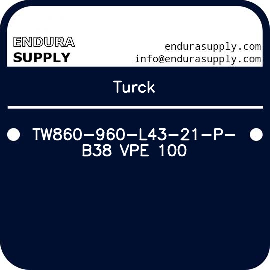turck-tw860-960-l43-21-p-b38-vpe-100