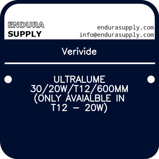 verivide-ultralume-3020wt12600mm-only-avaialble-in-t12-20w